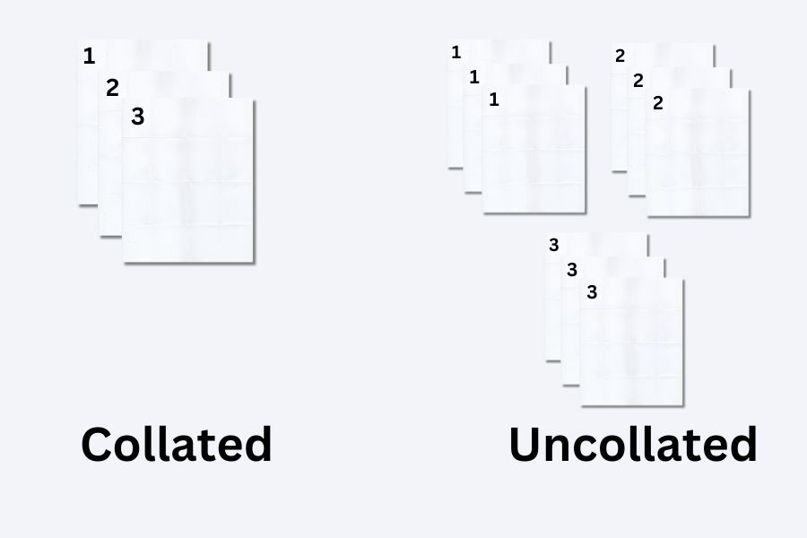 collated print vs uncollated