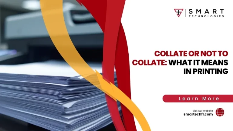 Collate or Not to Collate: What It Means in Printing