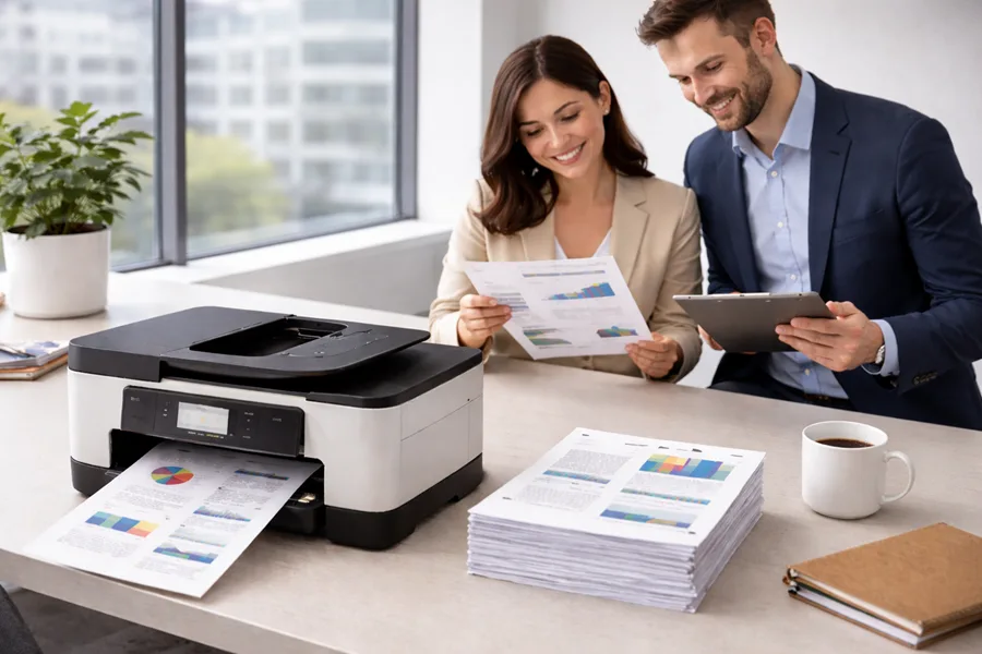 inkjet printer with duplexing feature