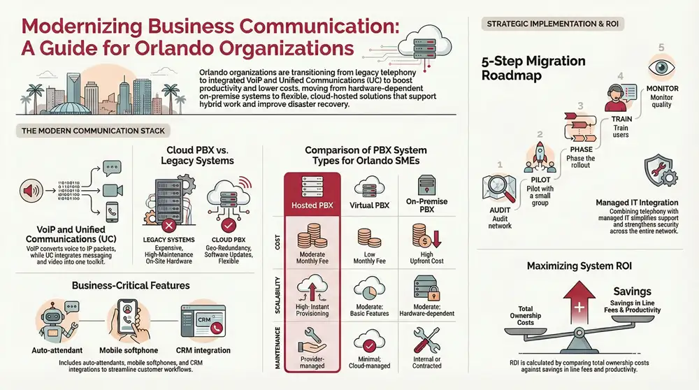 Infographic about Orlando Business Communication Solutions
